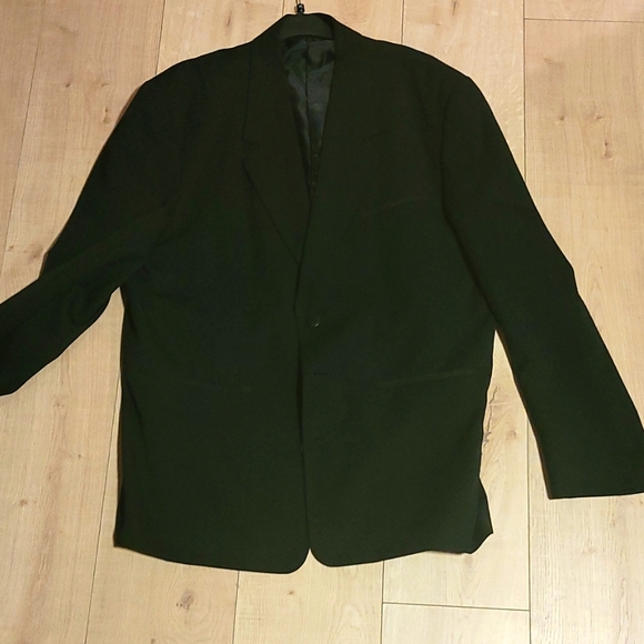 3 for$30 Men’s Blazer/suit jacket, sized 44, black. OFFICE CASUALS BRAND. - Picture 2 of 6